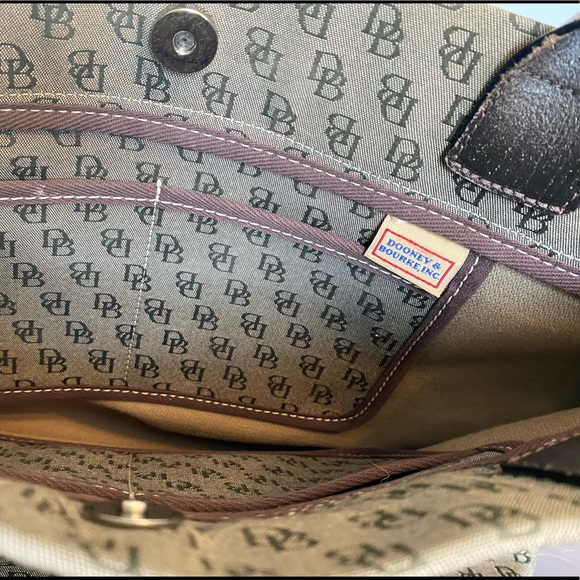 Signature Dooney and Bourke Canvas Tote - Picture 8 of 15
